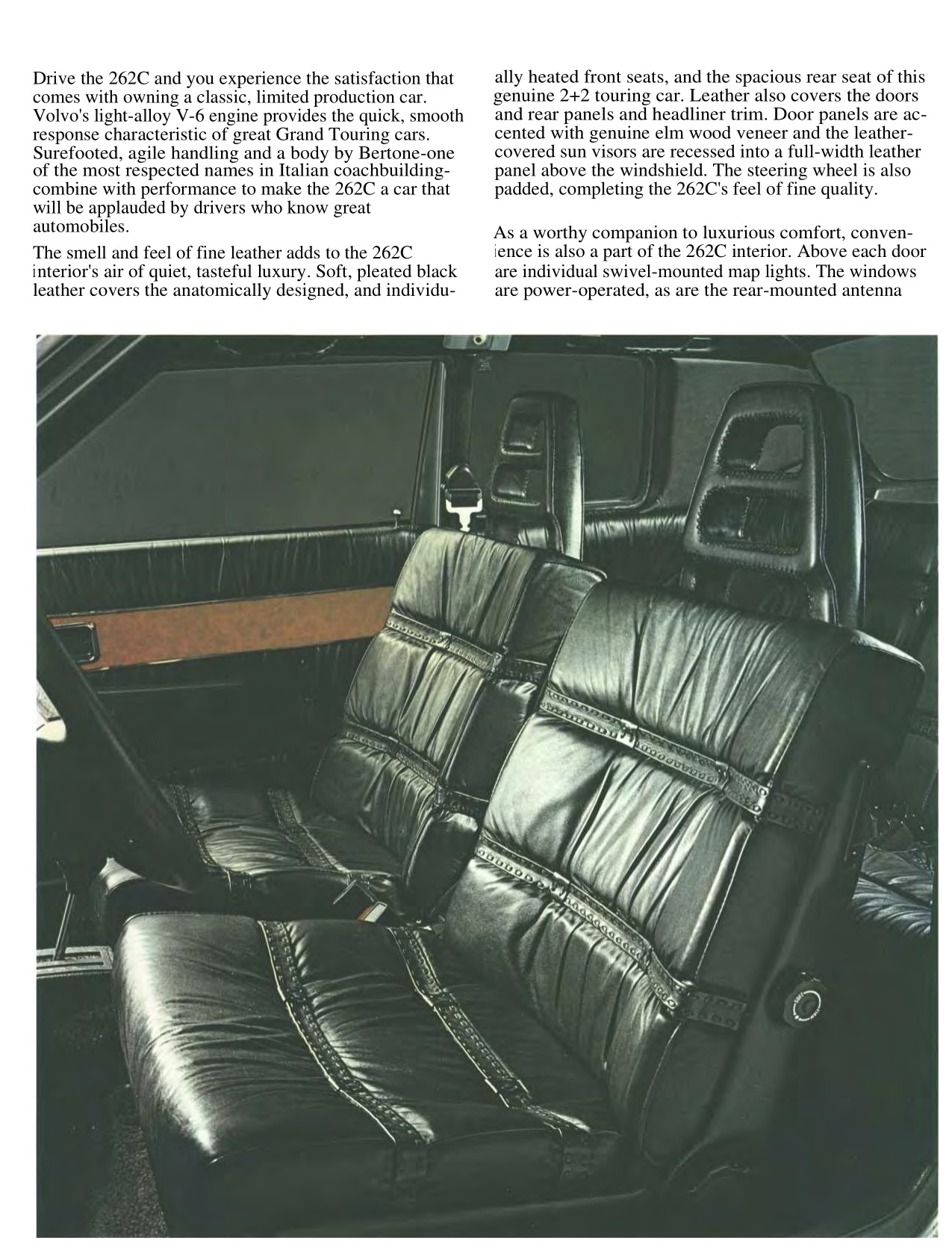 1978 Volvo 262C Brochure Page 8